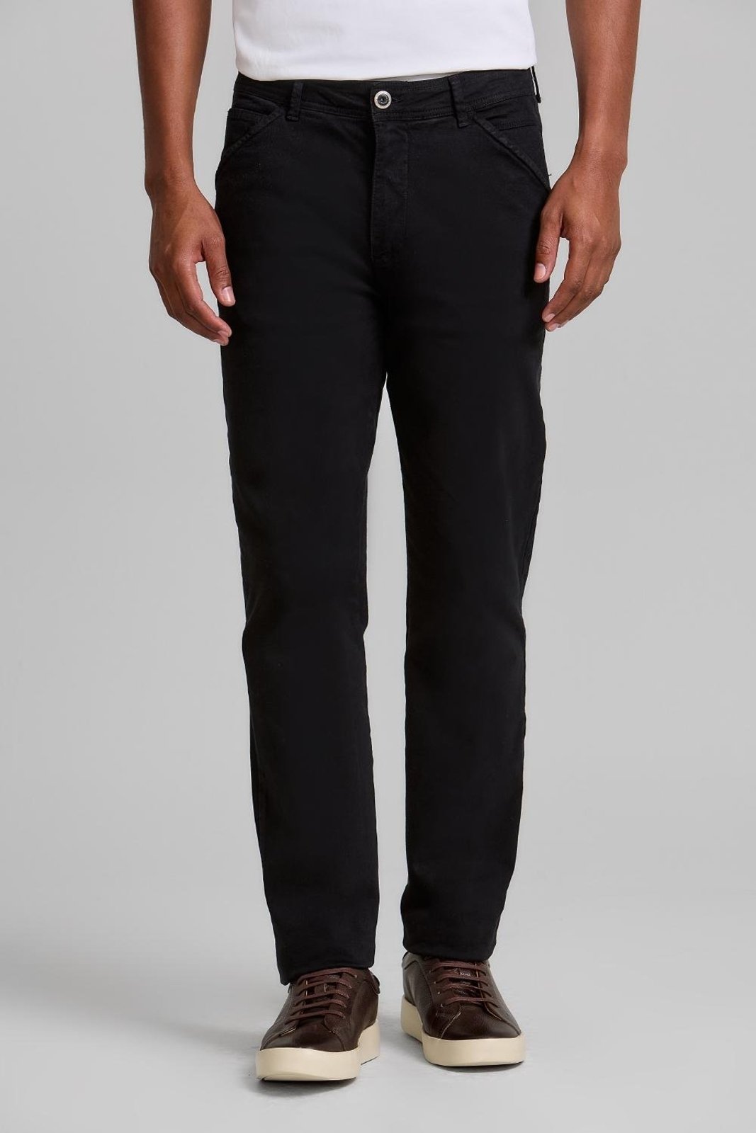 Calça Chino Comfort, 013794 Preto