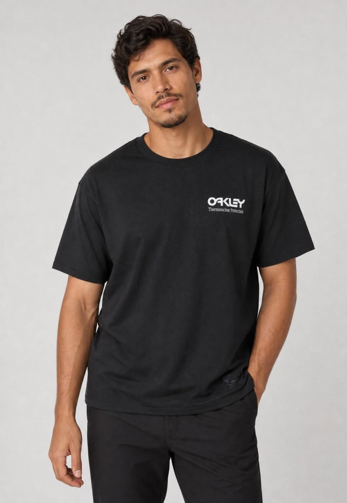 Camiseta Masculina Oakley Thermonuclear Preta
