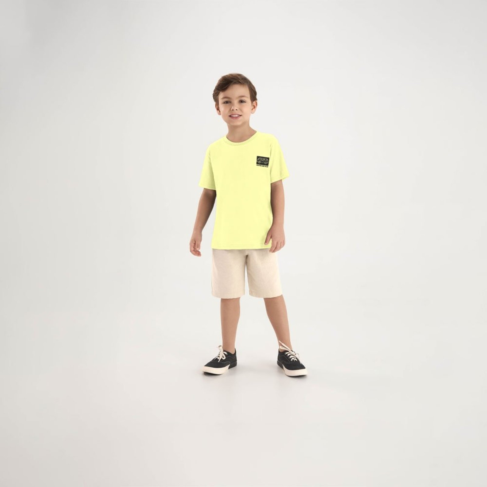 Infantil - Camiseta Verde Pulla Bulla Menino - 53858-473