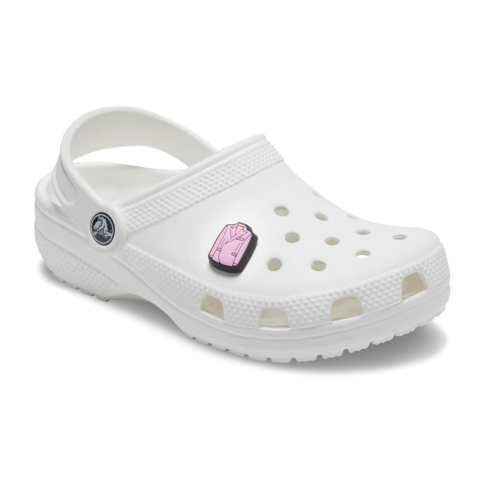 Vista 3 Infantil - Jibbitz™ Blazer Pink Branco Crocs branco pink