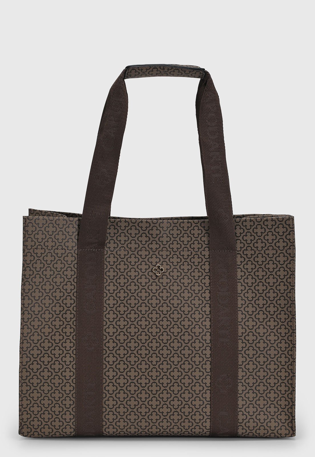 Bolsa Feminina Capodarte Monograma Grande Marrom