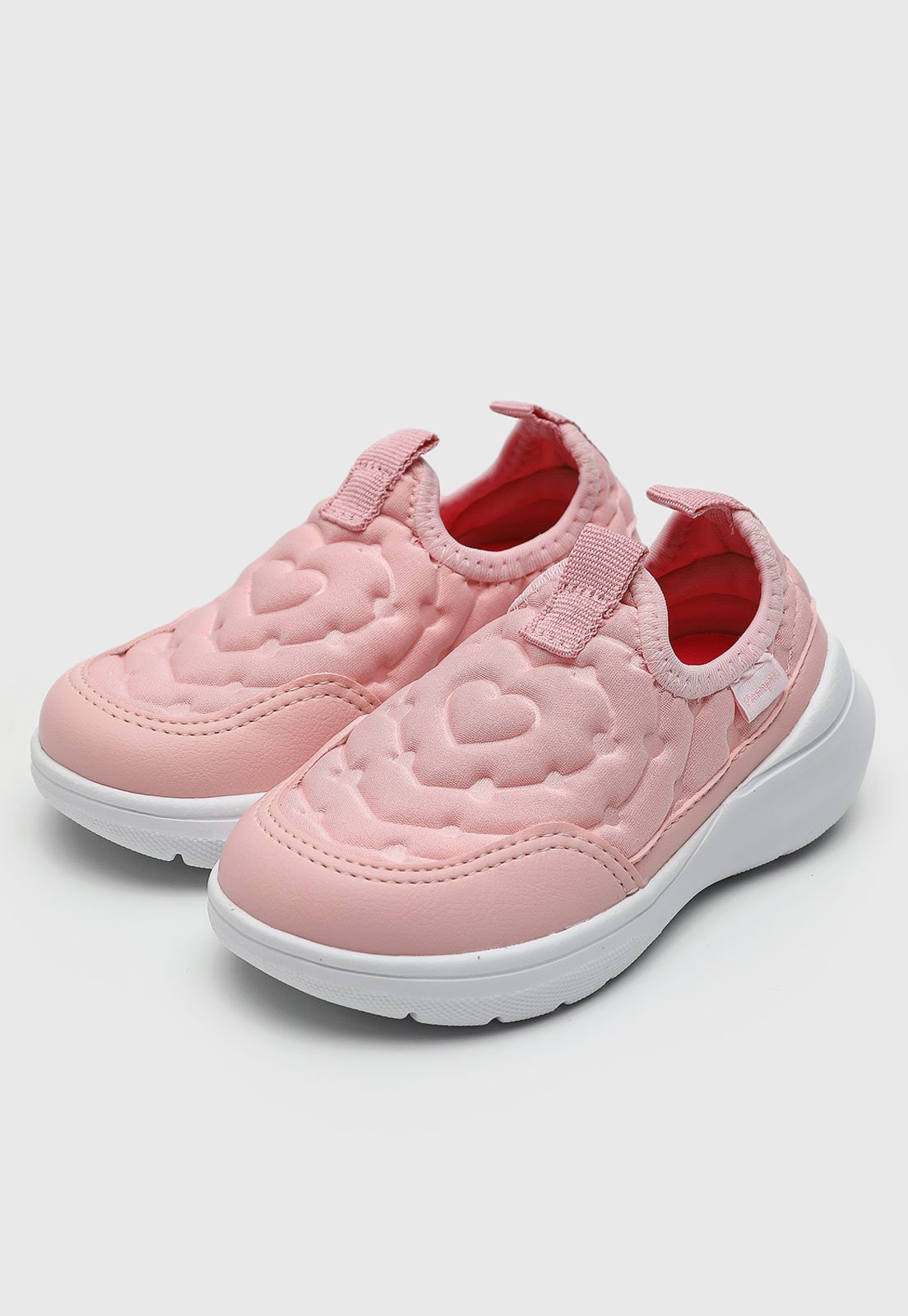 Infantil – Tênis Slip On Pampili Matelassê Rosa