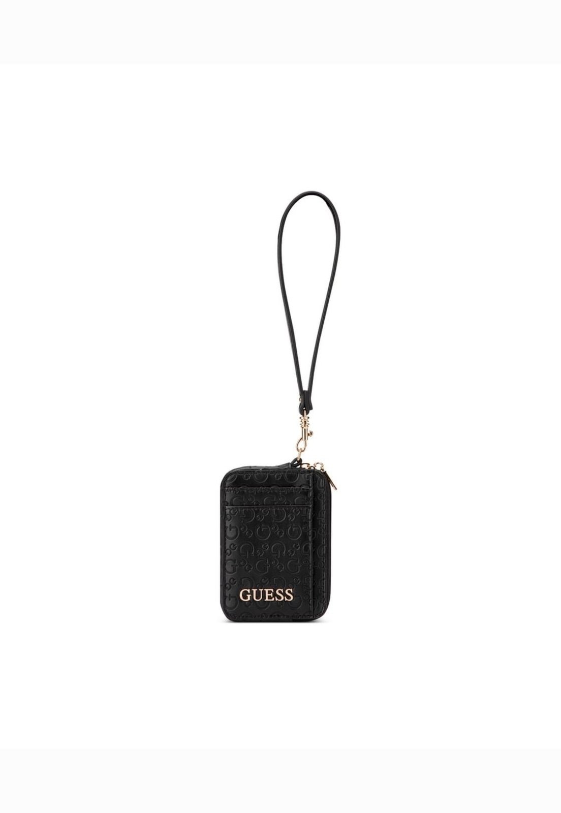 Carteira Guess Elliot Slg Sml Zip W/ Wristlet Preto