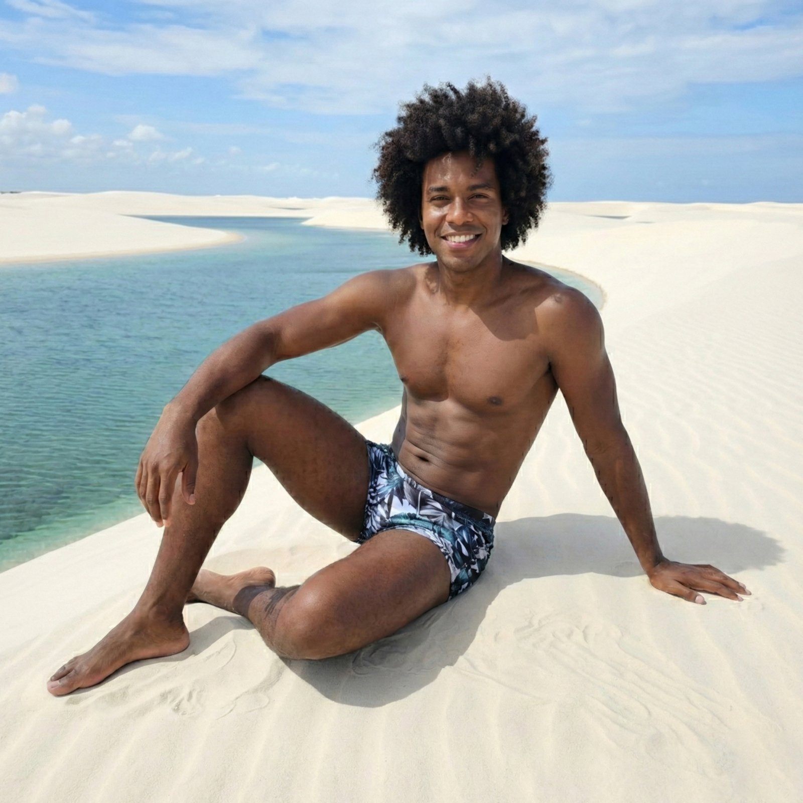 Sunga Boxer Jungle Grigo Collection Verde