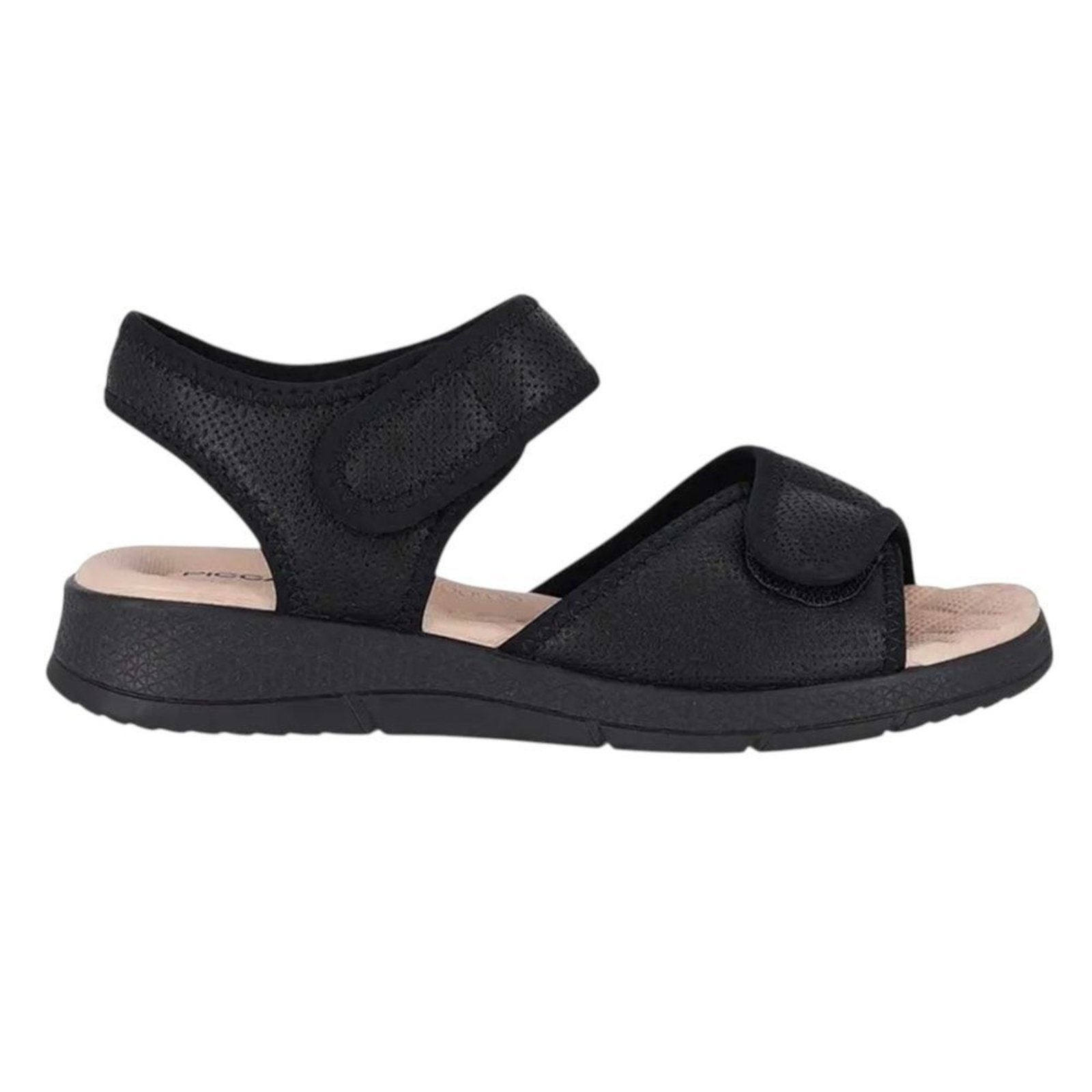 Sandália Piccadilly Esporão Anabela Feminina – Preto – piccadilly