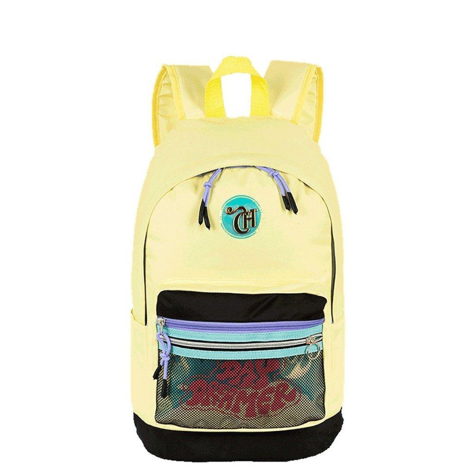 Vista 2 Infantil - Mochila Sestini Grande Capricho Candy Popcorn Amarelo incolor Sestini incolor