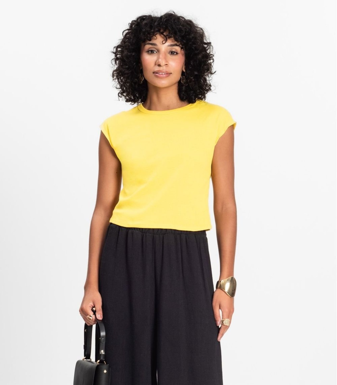 Blusa Feminina Infinita Cor Amarelo