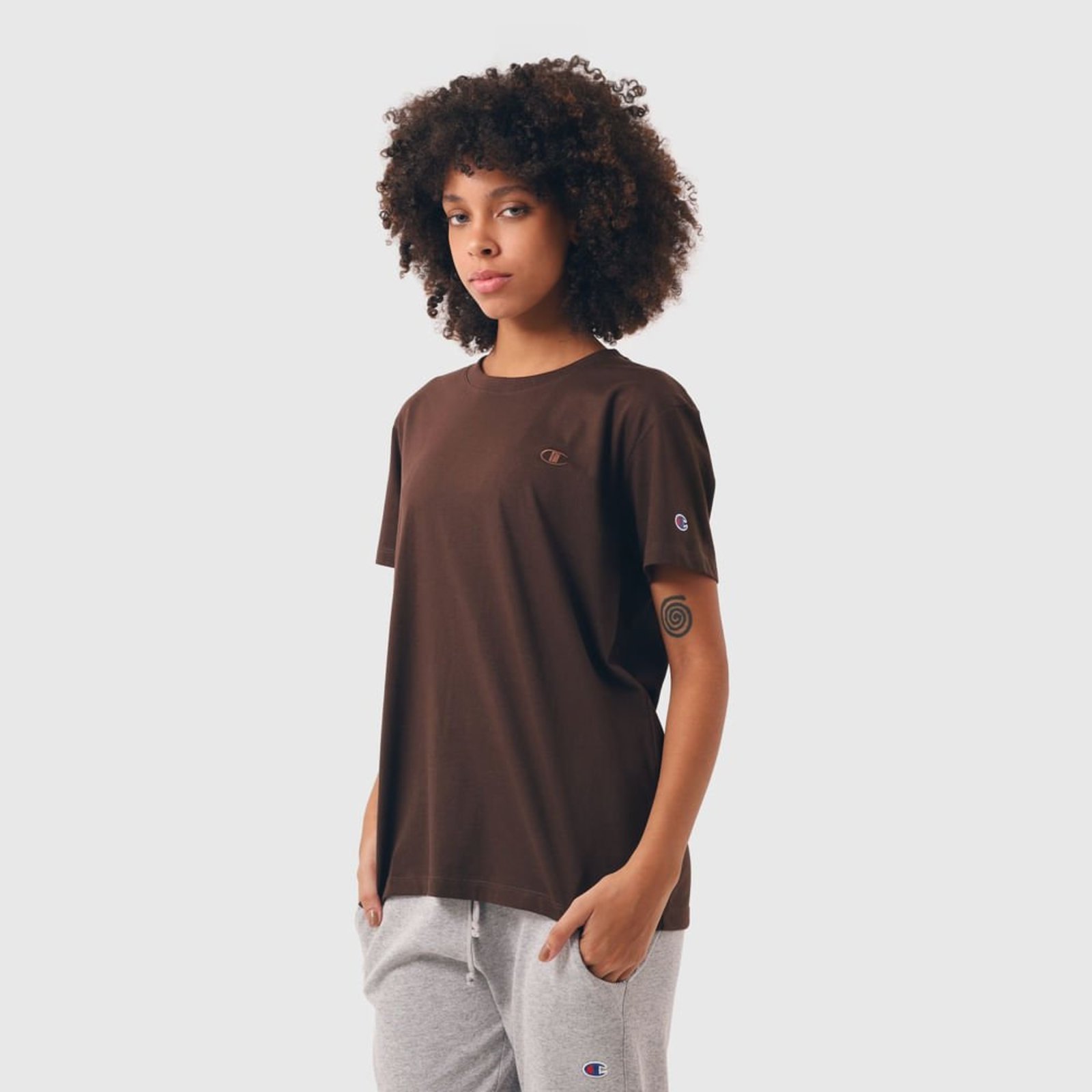 CAMISETA CHAMPION ATHLETIC FEMININA C LOGO SURTON EMB