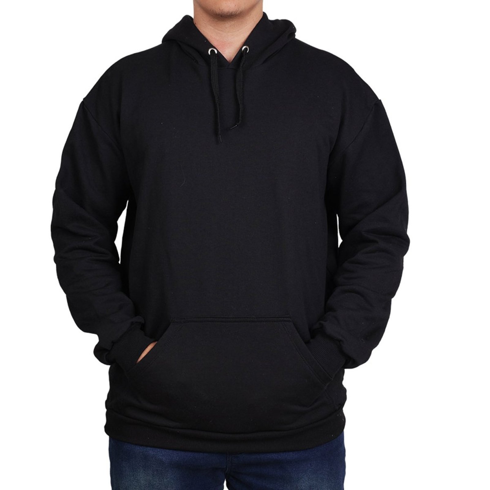 Moletom Liso Algodão Unissex Blusa De Frio Canguru Flanelado