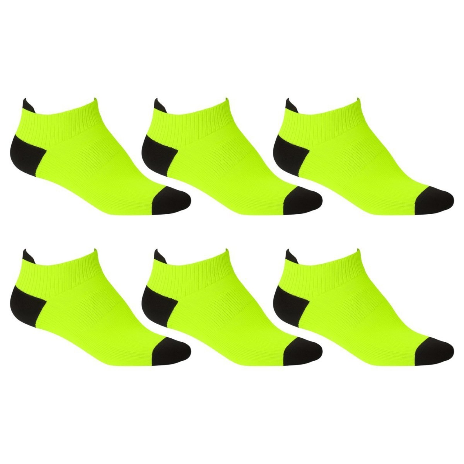 Kit 6 Pares de Meias QLC Sports Cano Curto Esportiva Verde