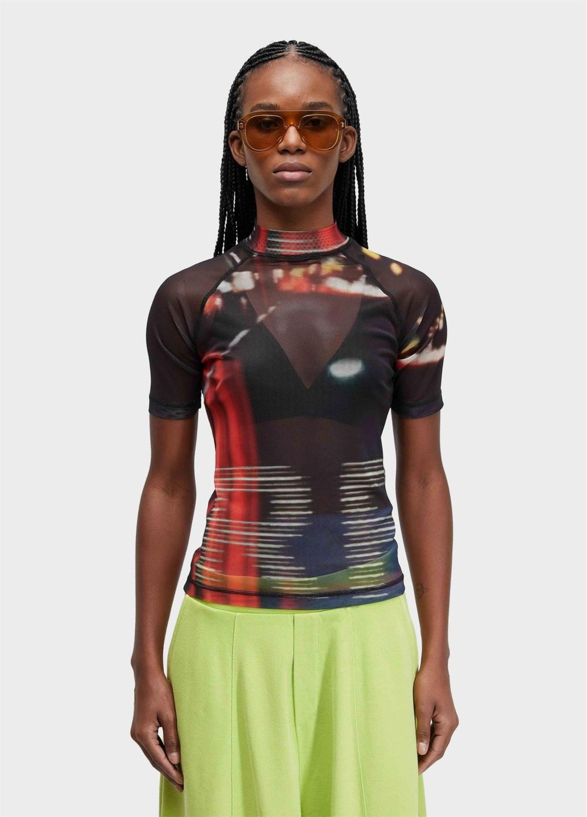 Blusa tule surfing the city OSKLEN