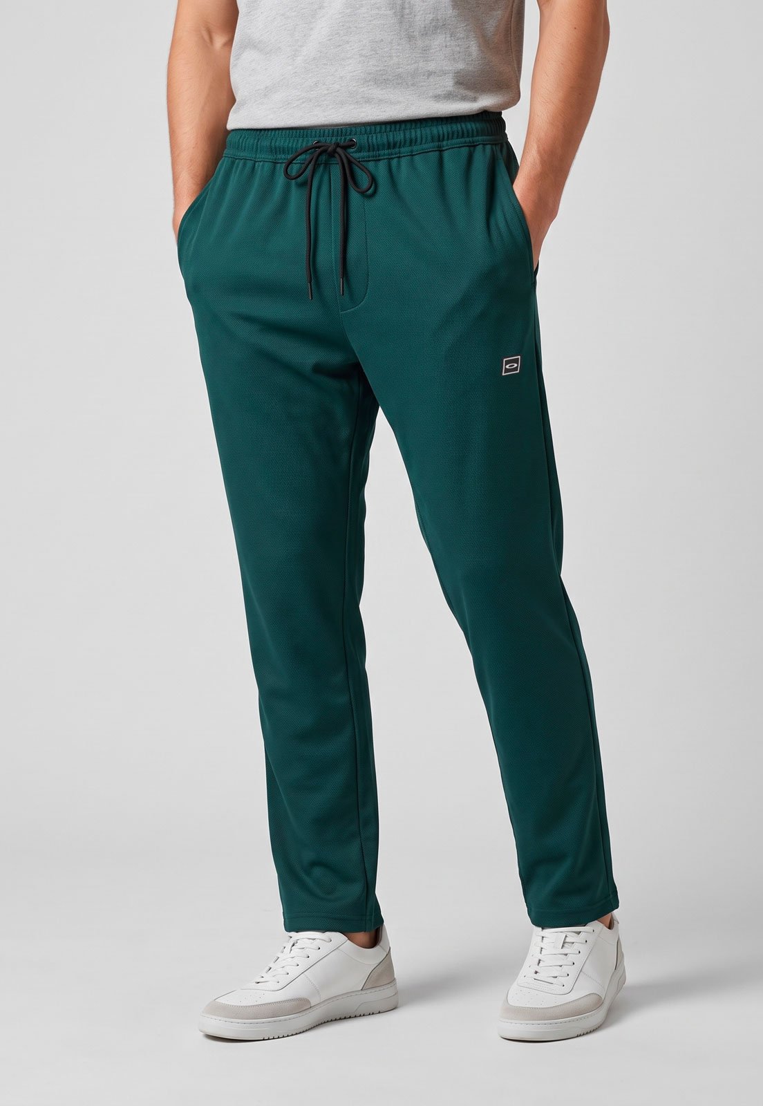 Calça Masculina Oakley Moletom Verde Água