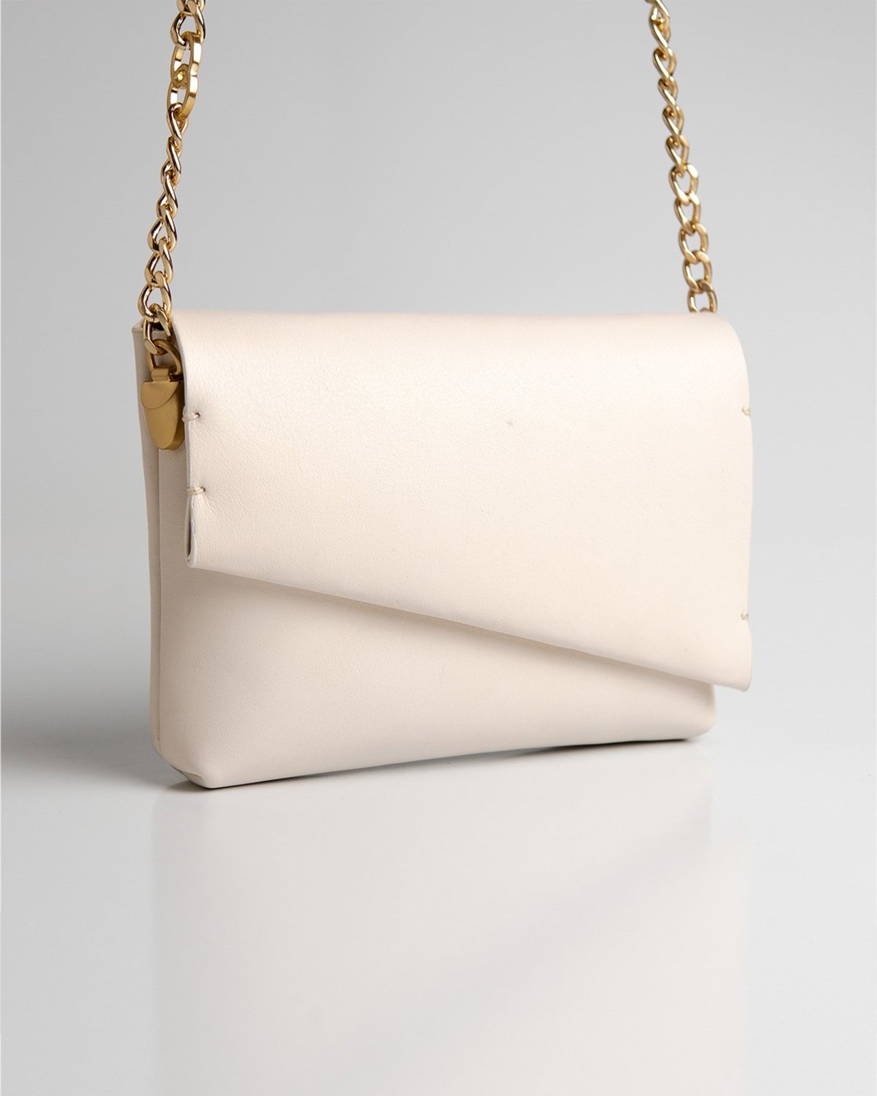 Bolsa Pequena Woow Aya Couro Off White