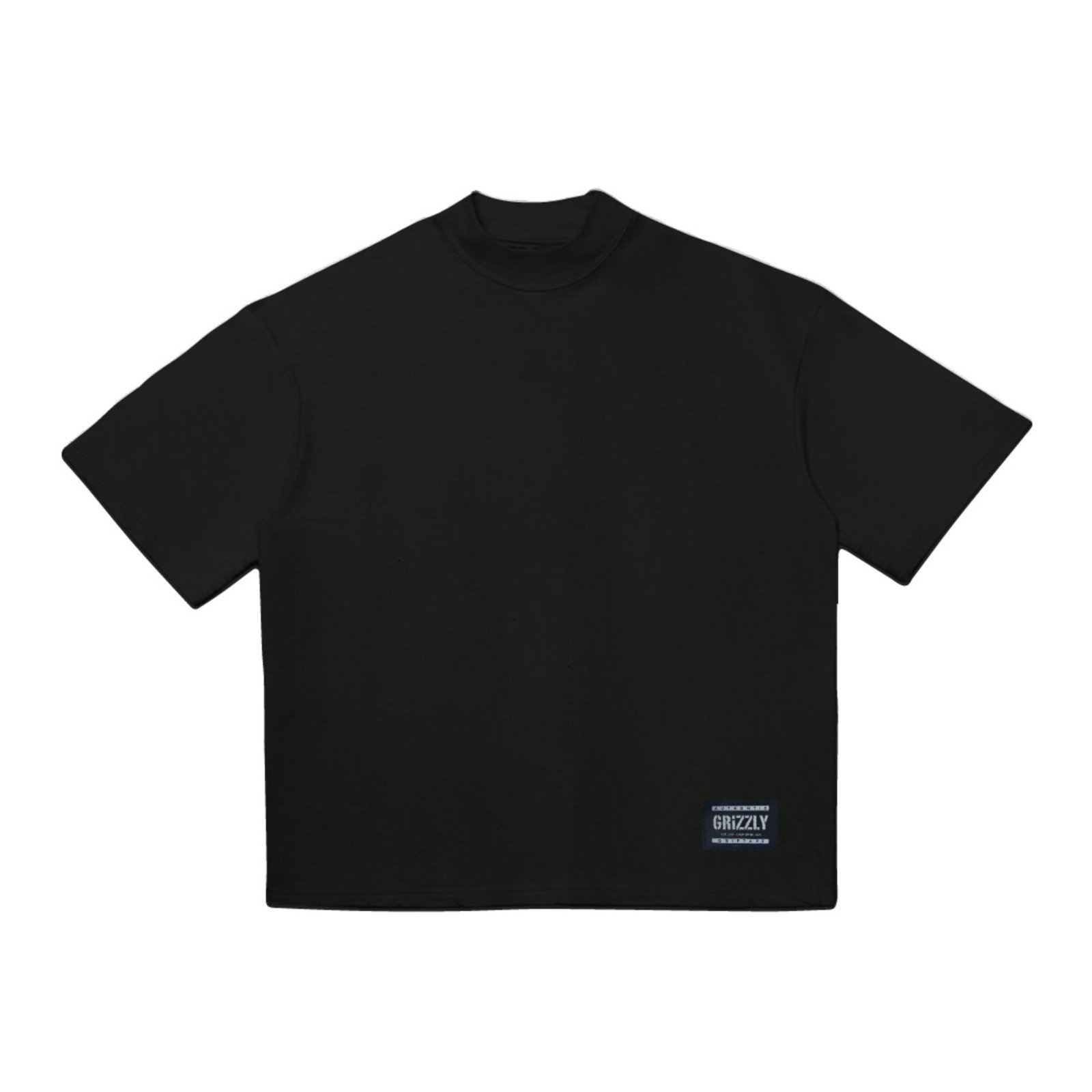 Camiseta Grizzly Blank Oversized Tee - BLACK