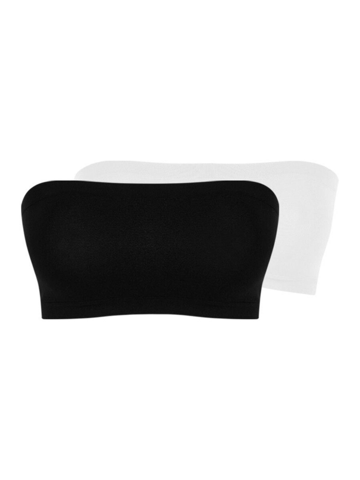 Vista 2 Kit com 2 Top Faixa sem Aro e sem Bojo Trifil 3798 preto TRIFIL preto