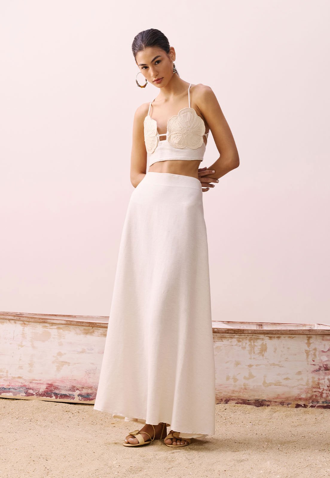Saia CaCay Midi Maxi Off-White