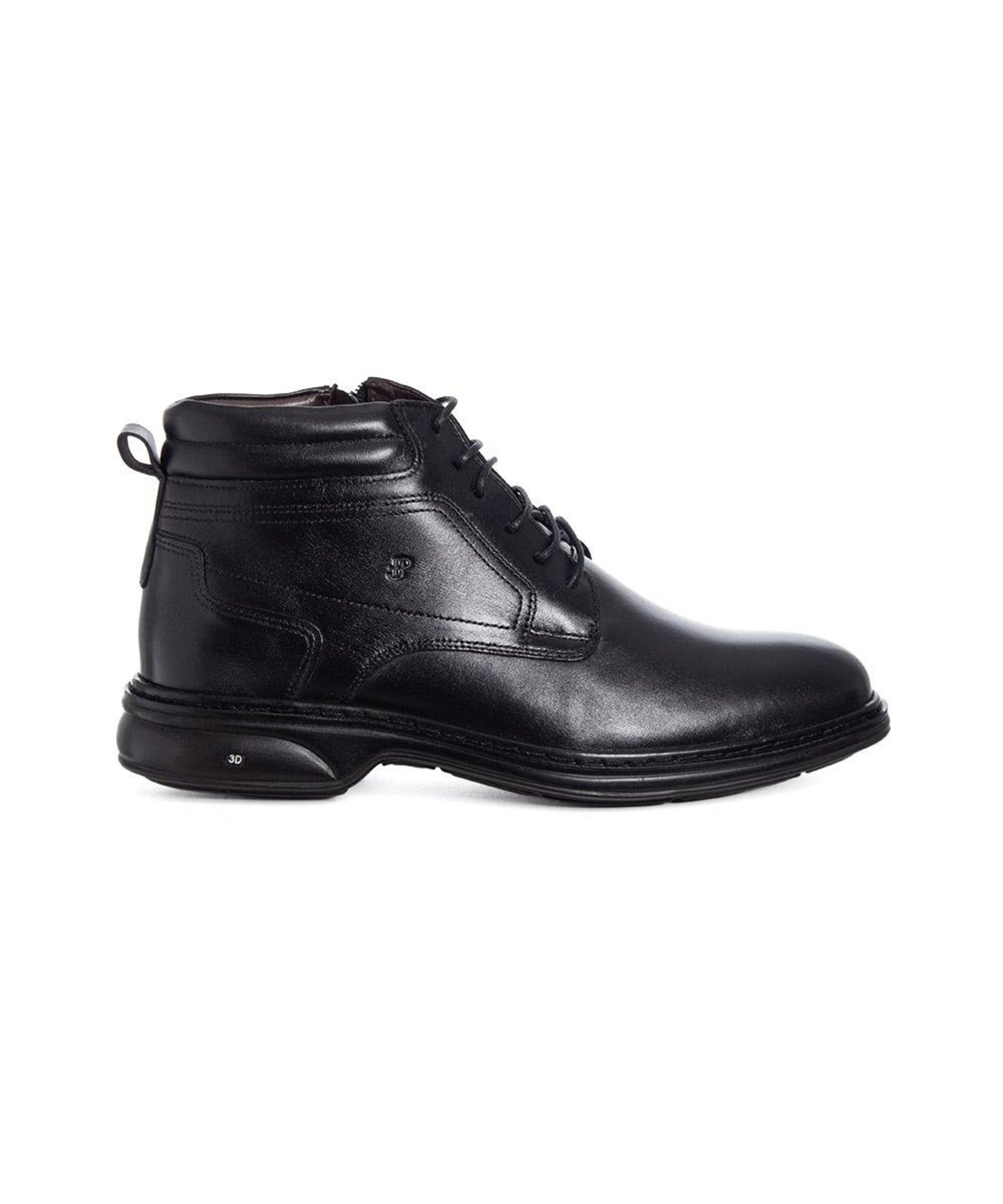 Bota Masculina Jota Pe 3d Evolution Couro Preto Incolor