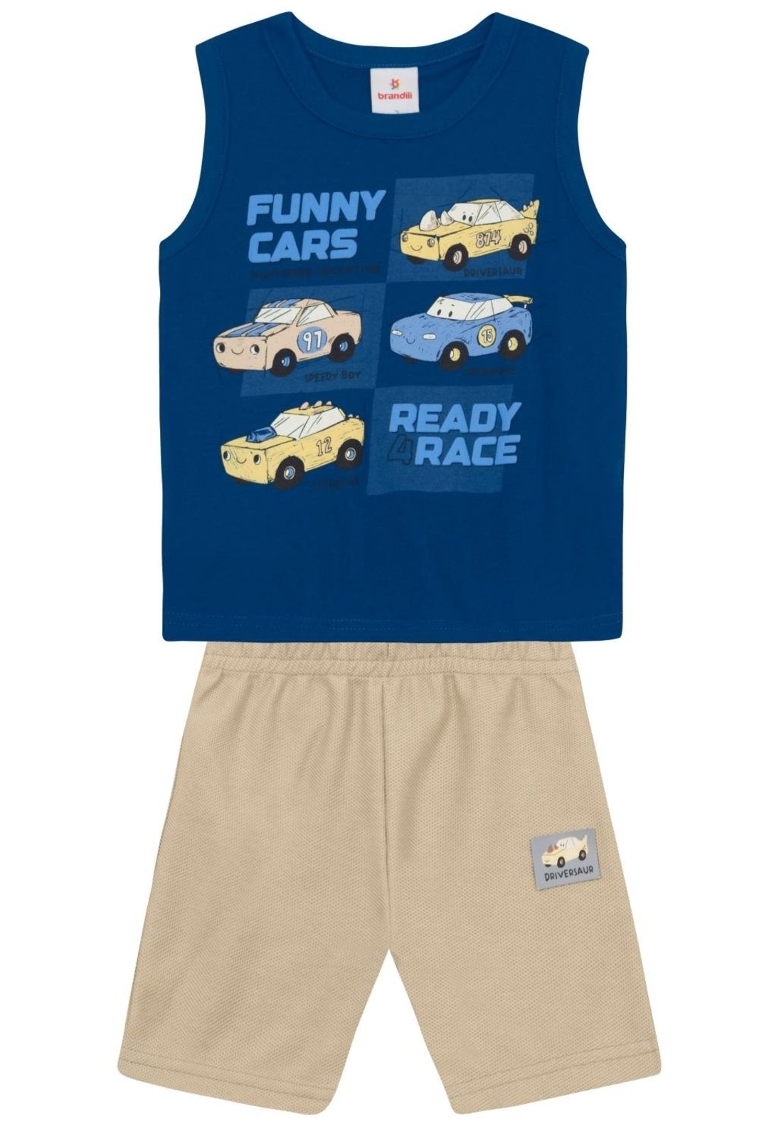 Infantil - Conjunto menino em meia malha Brandili