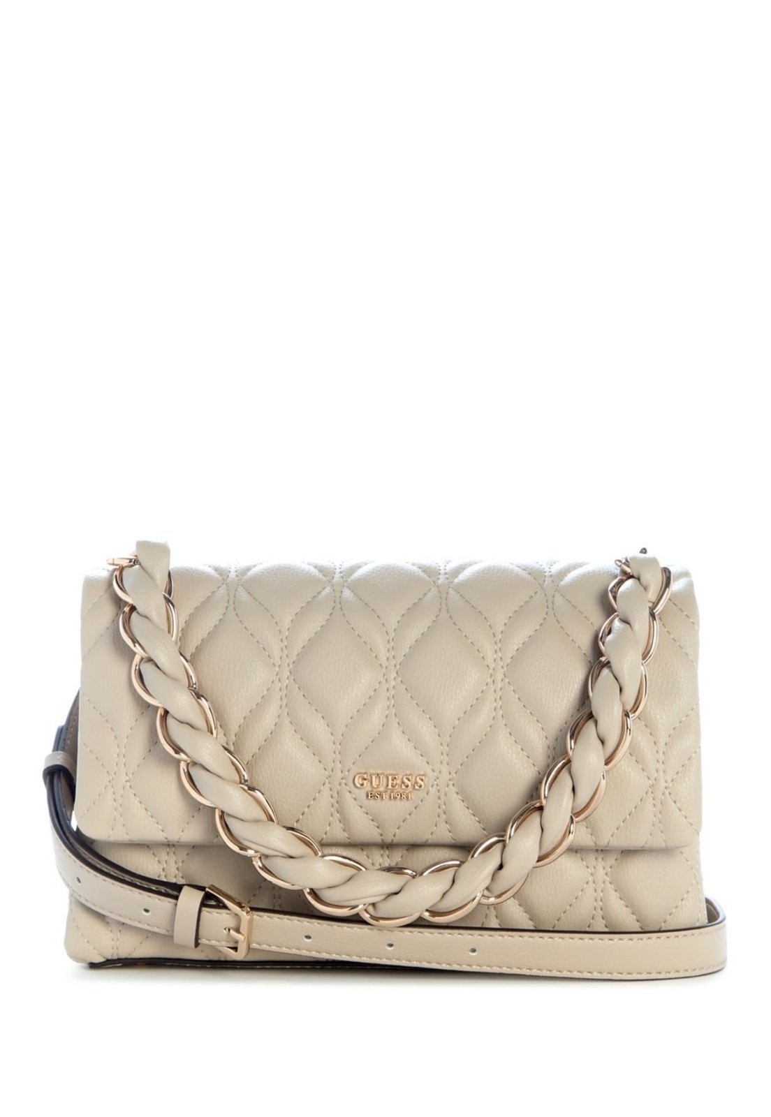 Bolsa Guess Maxine Tiracolo Bege