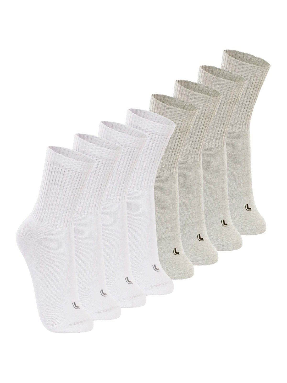 Kit com 8 Pares de Meias Esportiva Cano Longo Lupo 3250-001