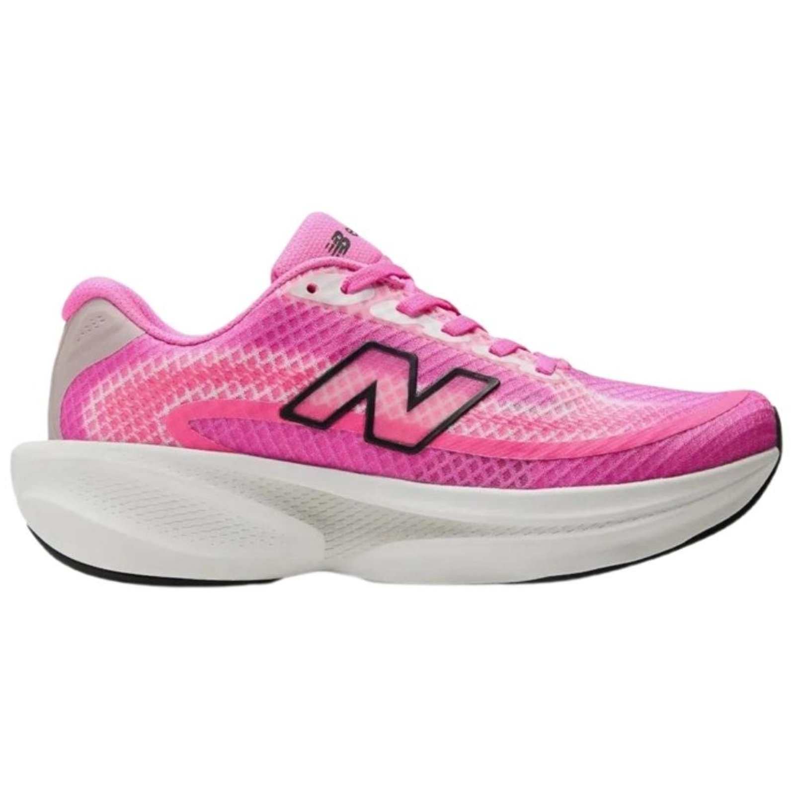 Tenis New Balance Fresh Foam Ellipse Feminino-rosa Neon / Preto