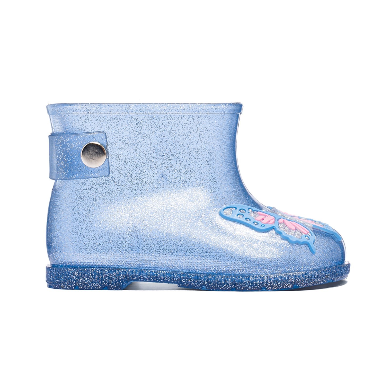 Vista 2 Infantil - Bota Galocha Menina Funfy Borboleta 001A azul Funfy azul