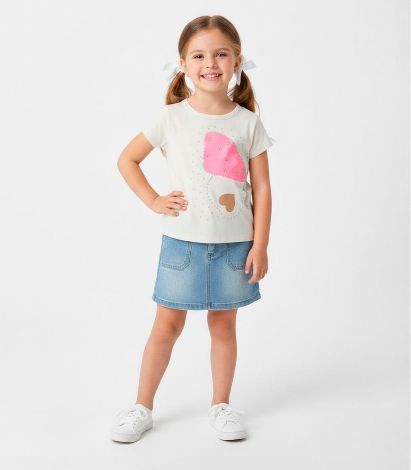 Infantil - Blusa Feminina Com Estampa Trick Nick Bege