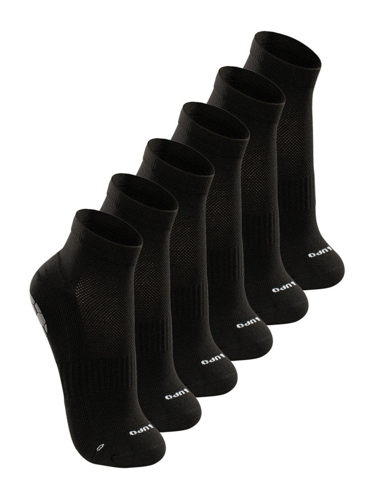 Kit com 6 Pares de Meias Antiderrapante Pilates Lupo 3310-003