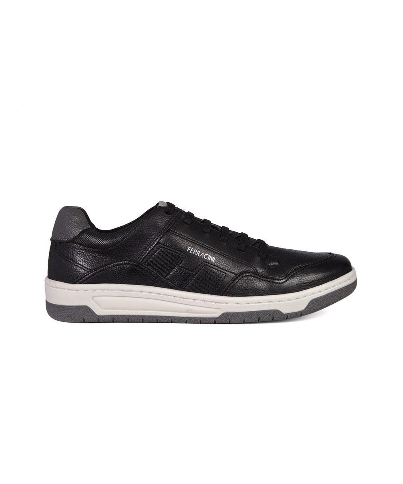 Tênis Ferracini Búzios Masculino Couro Preto Incolor
