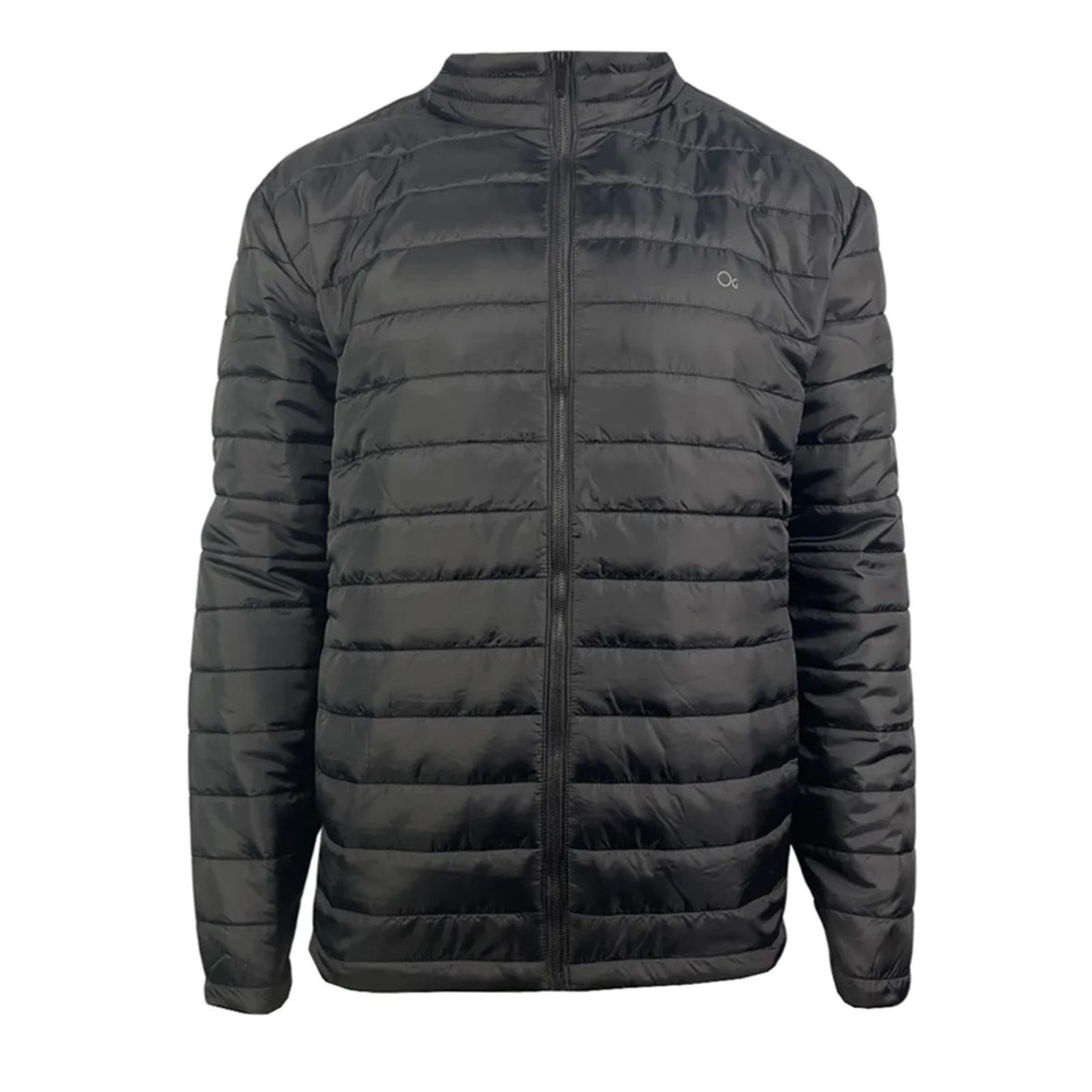 Jaqueta Microfibra Puffer Plus Size Ogochi Masculina 027510003 Preta