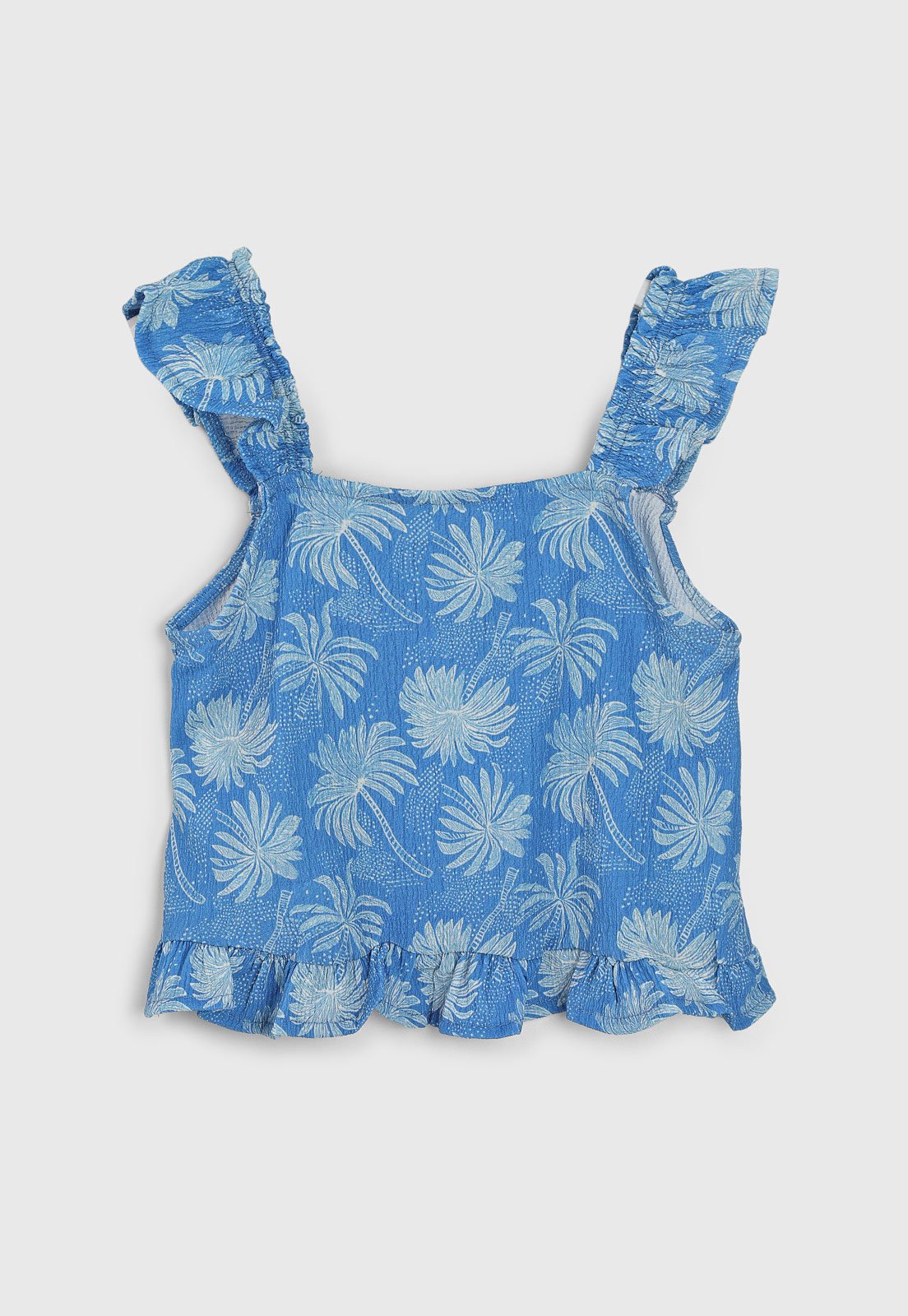 Vista 2 Infantil - Blusa Mango Estampa Tropical Mango Kids azul Mango Kids azul