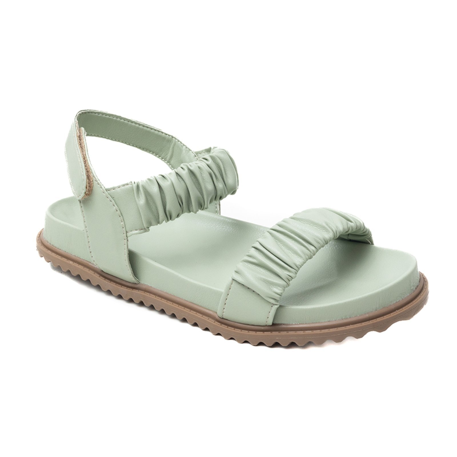 Papete Rasteira Sandalia Verde Kuento Shoes
