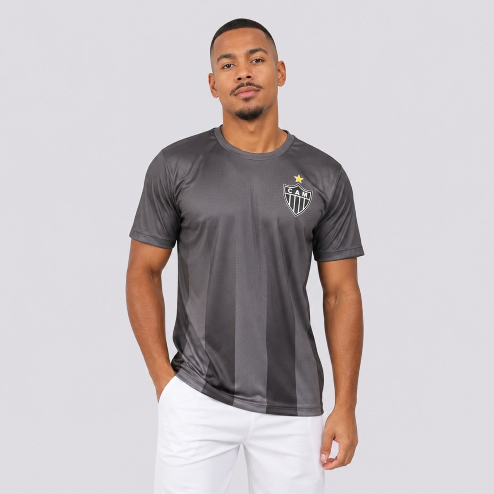 Camisa Atlético Mineiro Corajoso Cinza