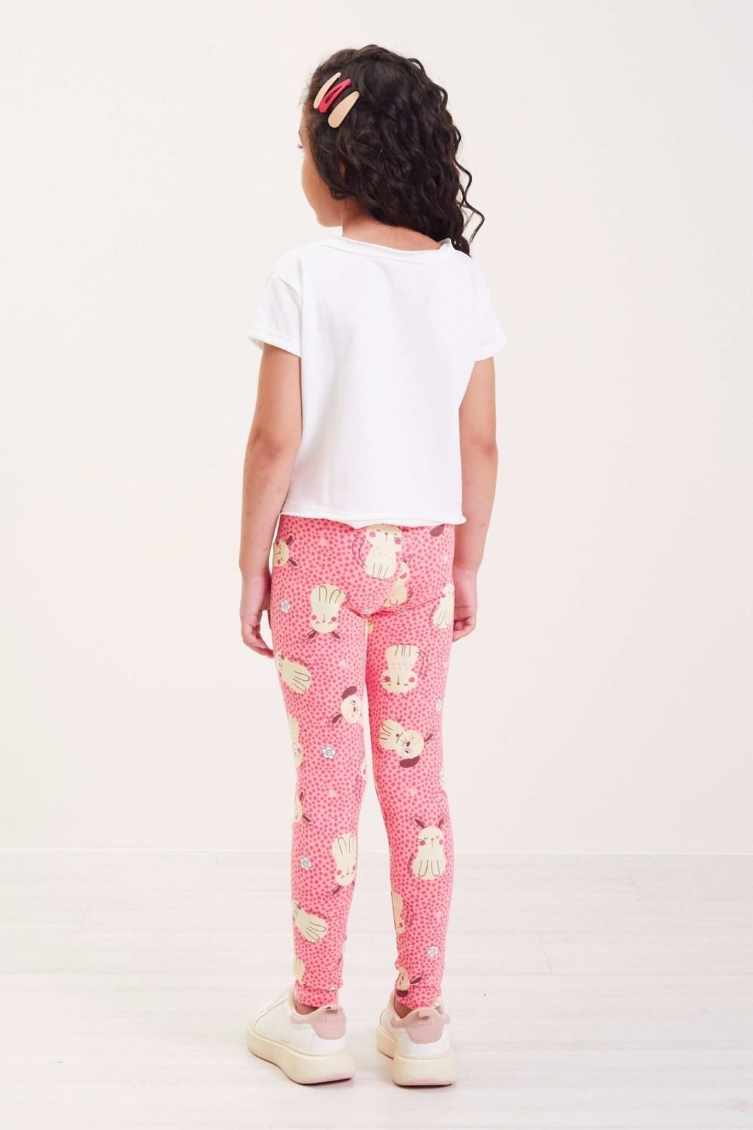 Vista 3 Infantil - Blusa Menina Curta Estampada Colorittá azul Colorittá azul