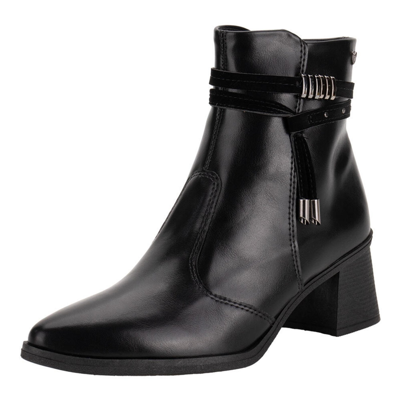 Bota Feminina Cano Baixo Mississipi Me312 0640312 Preto