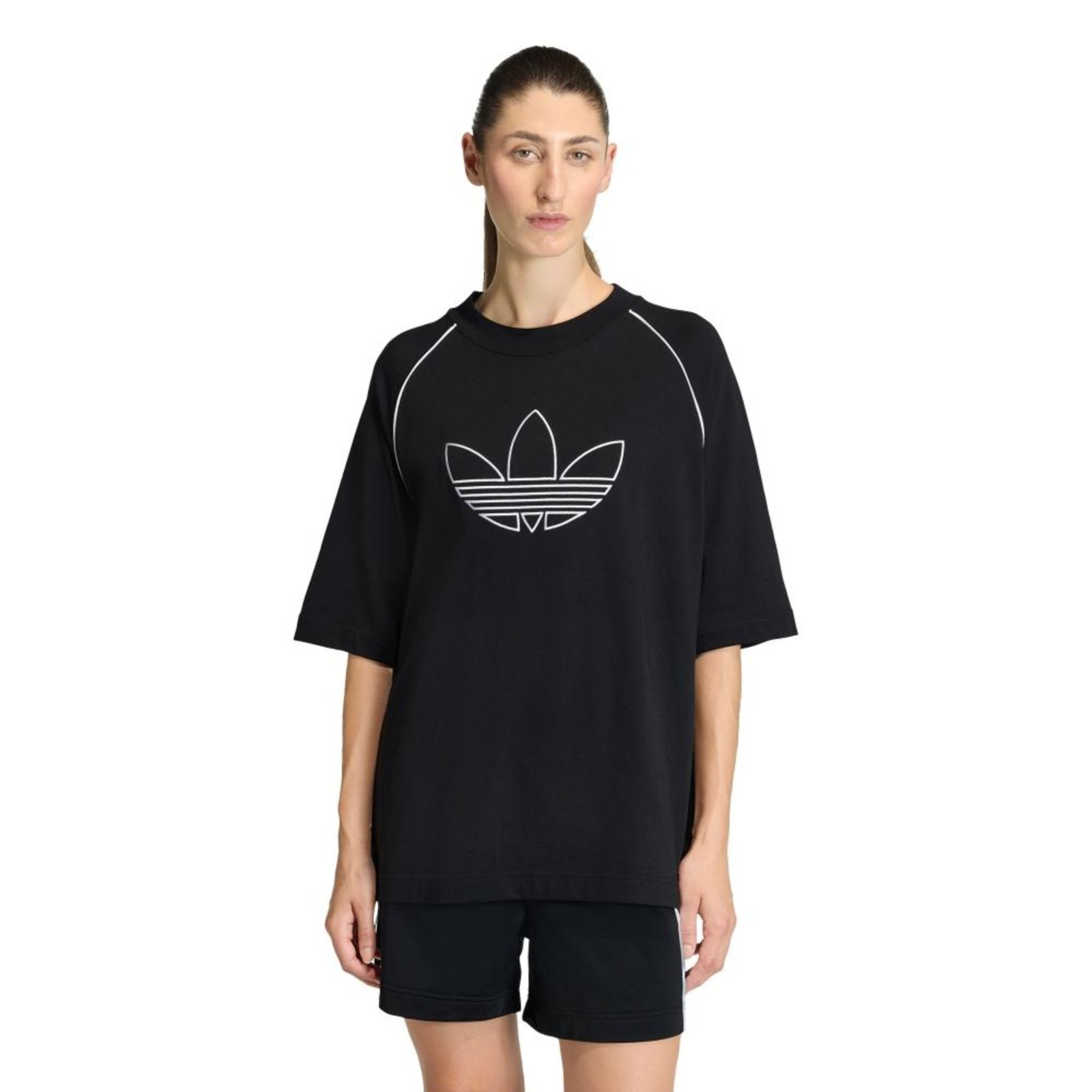 CAMISETA OVERSIZED (ADILENIUM) adidas Originals Preto