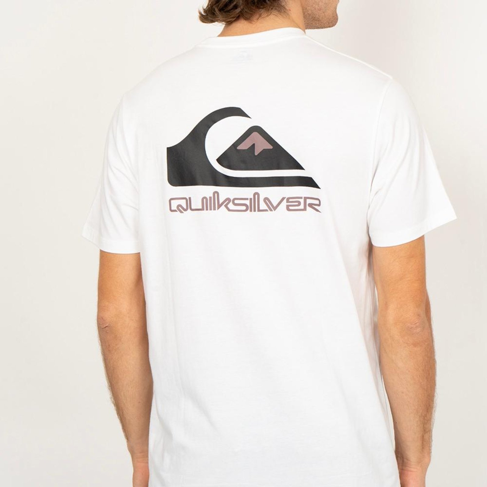 Camiseta Quiksilver Omni Logo Plus Size SM26 Branco