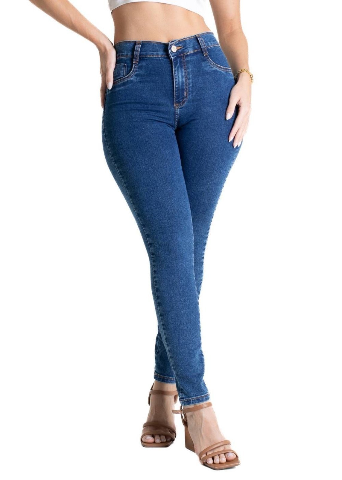 Calça Jeans Sawary Skinny Petit – 281054 – Azul – Sawary
