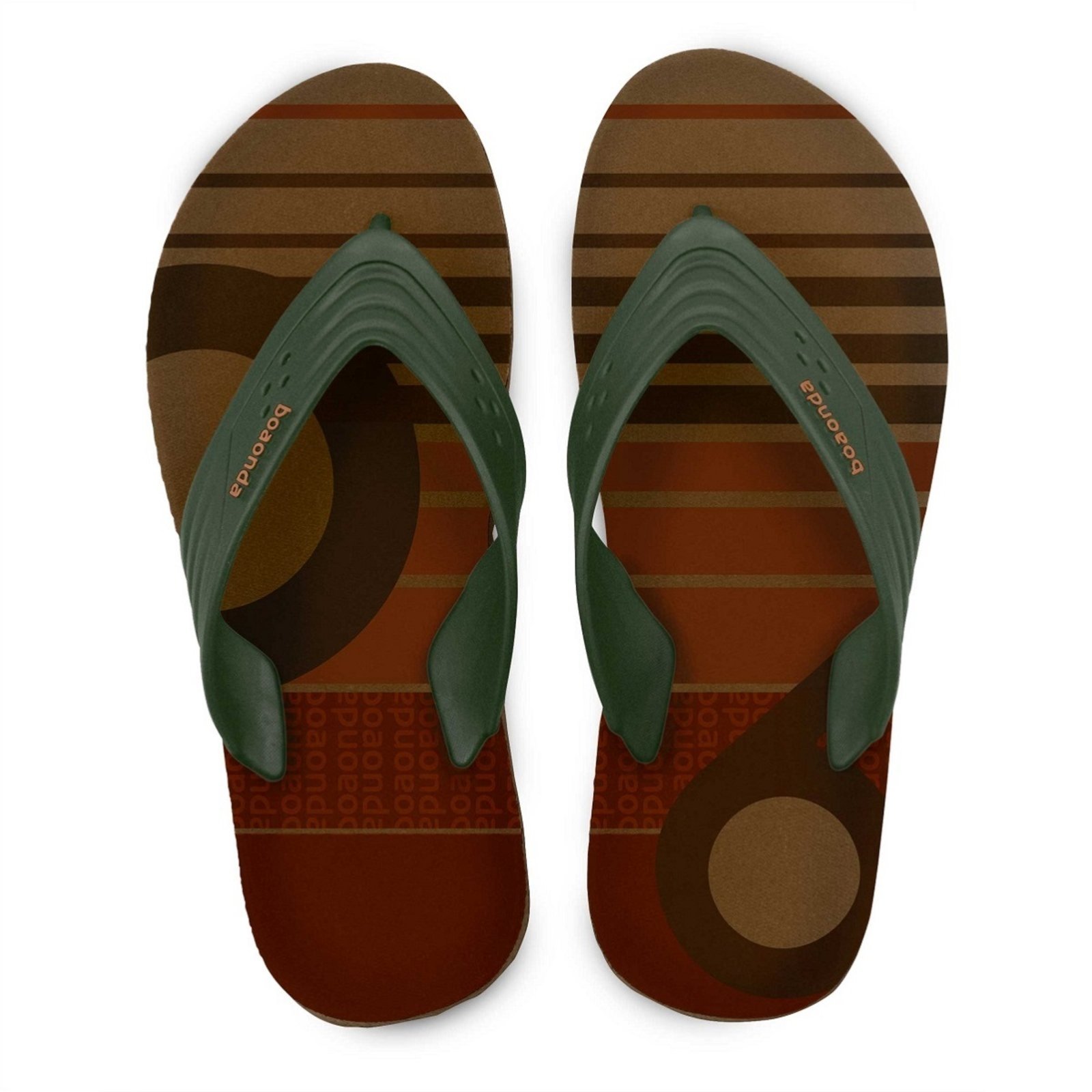 Chinelo Ortopédico Masculino Boaonda Shift Confortável Verde Militar