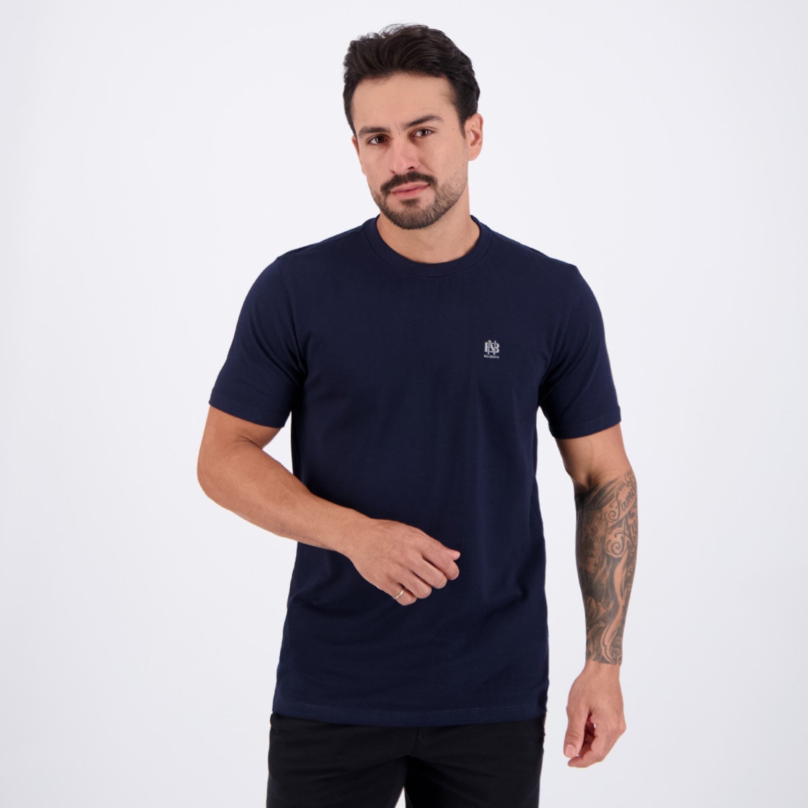 Camiseta Nicoboco Stretch Delos Azul-Marinho