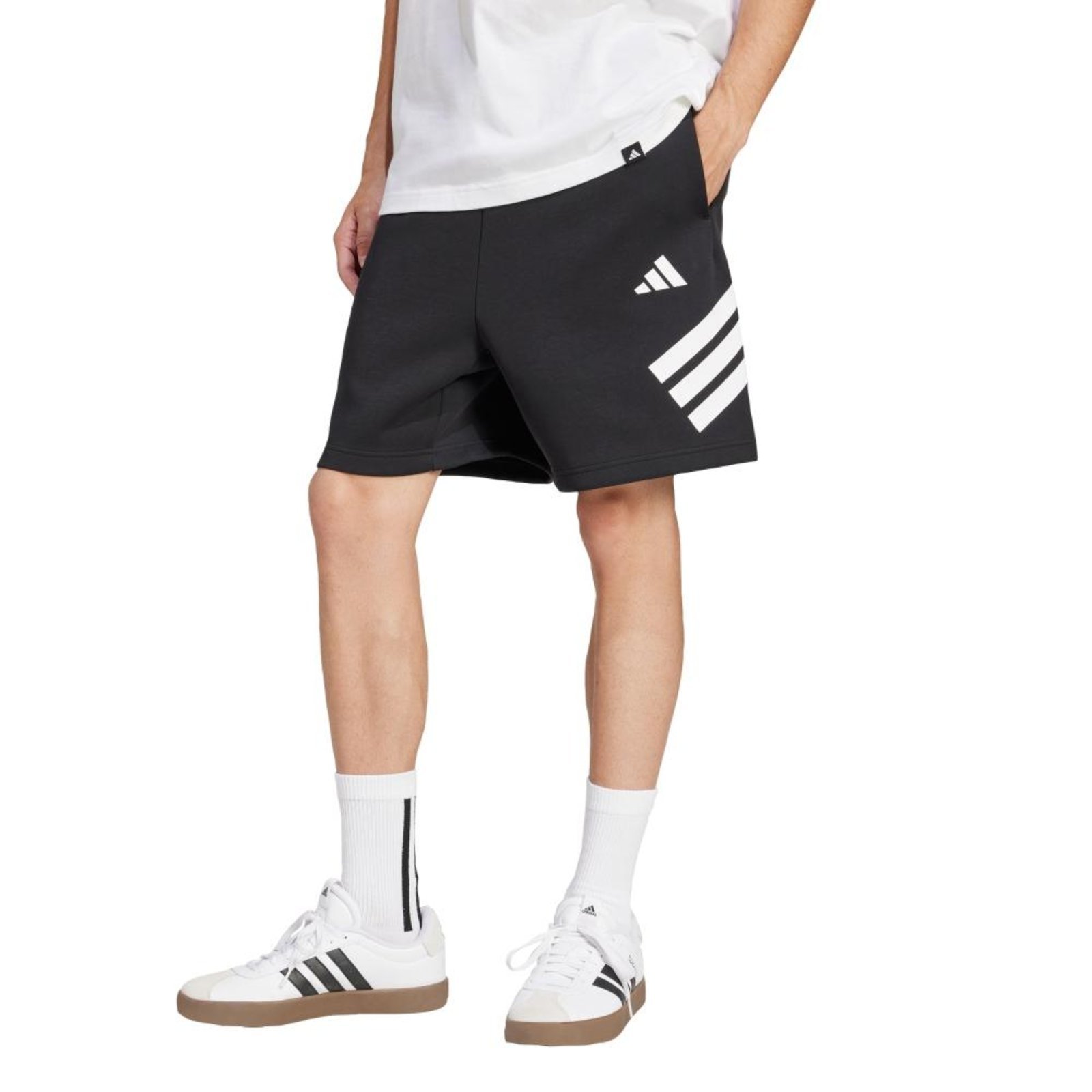 Shorts Três Listras Future Icons adidas Sportswear Preto