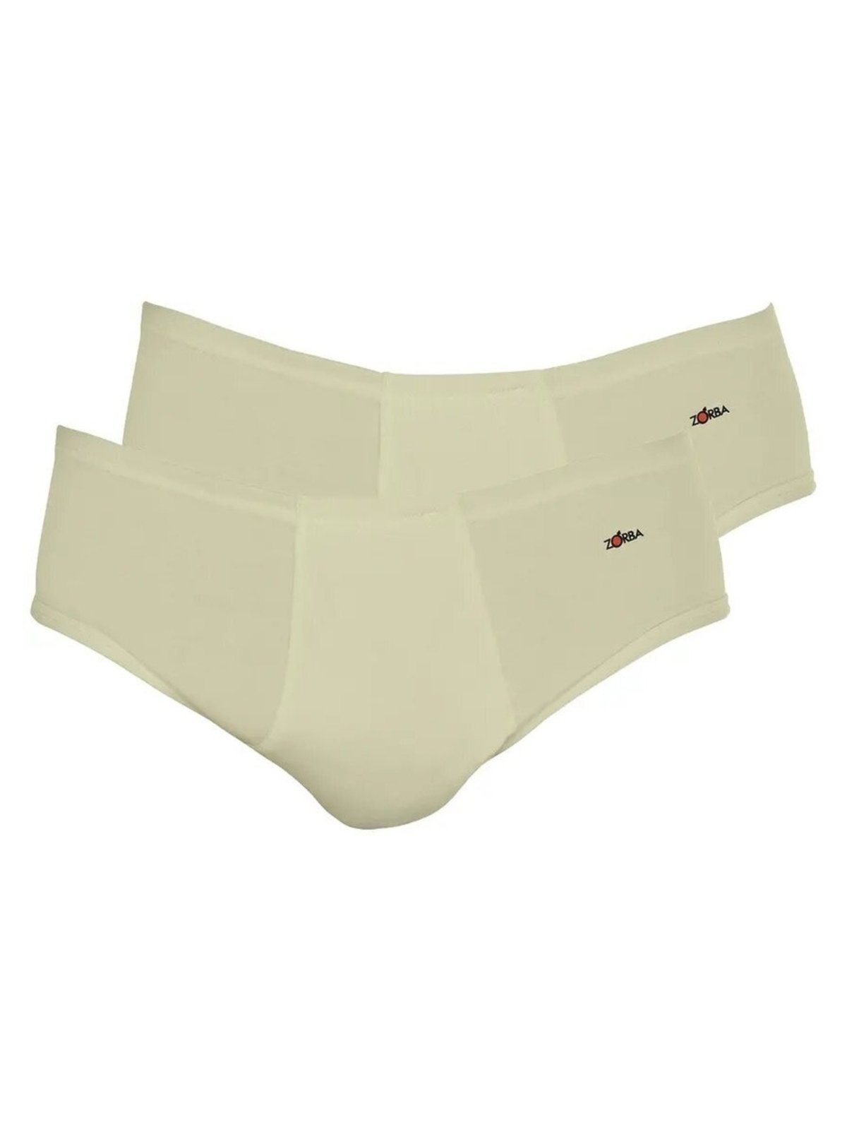 Kit com 2 Cuecas Slip Zorba com Abertura 172 Plus Size Bege