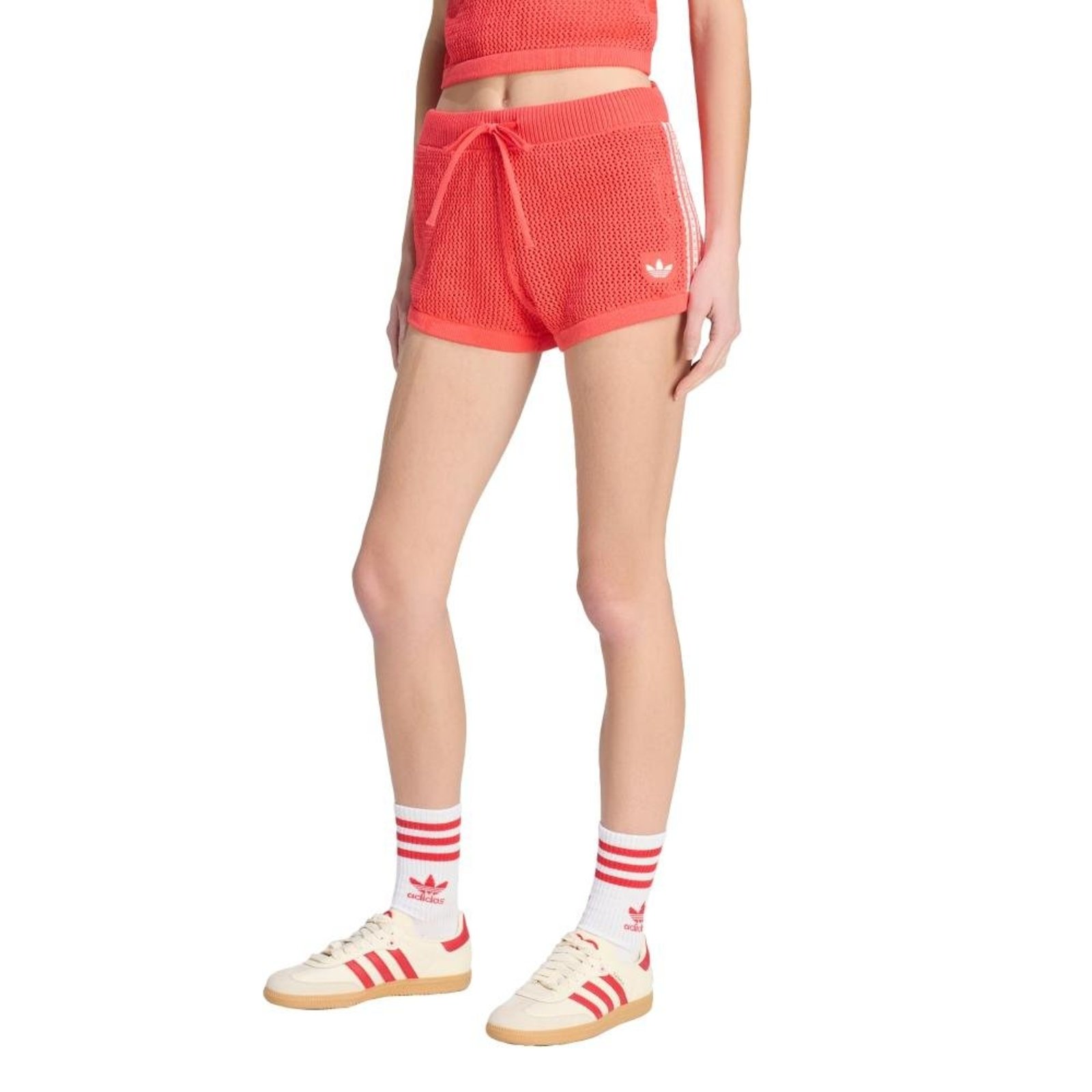 SHORTS TRICÔ adidas Originals Vermelho