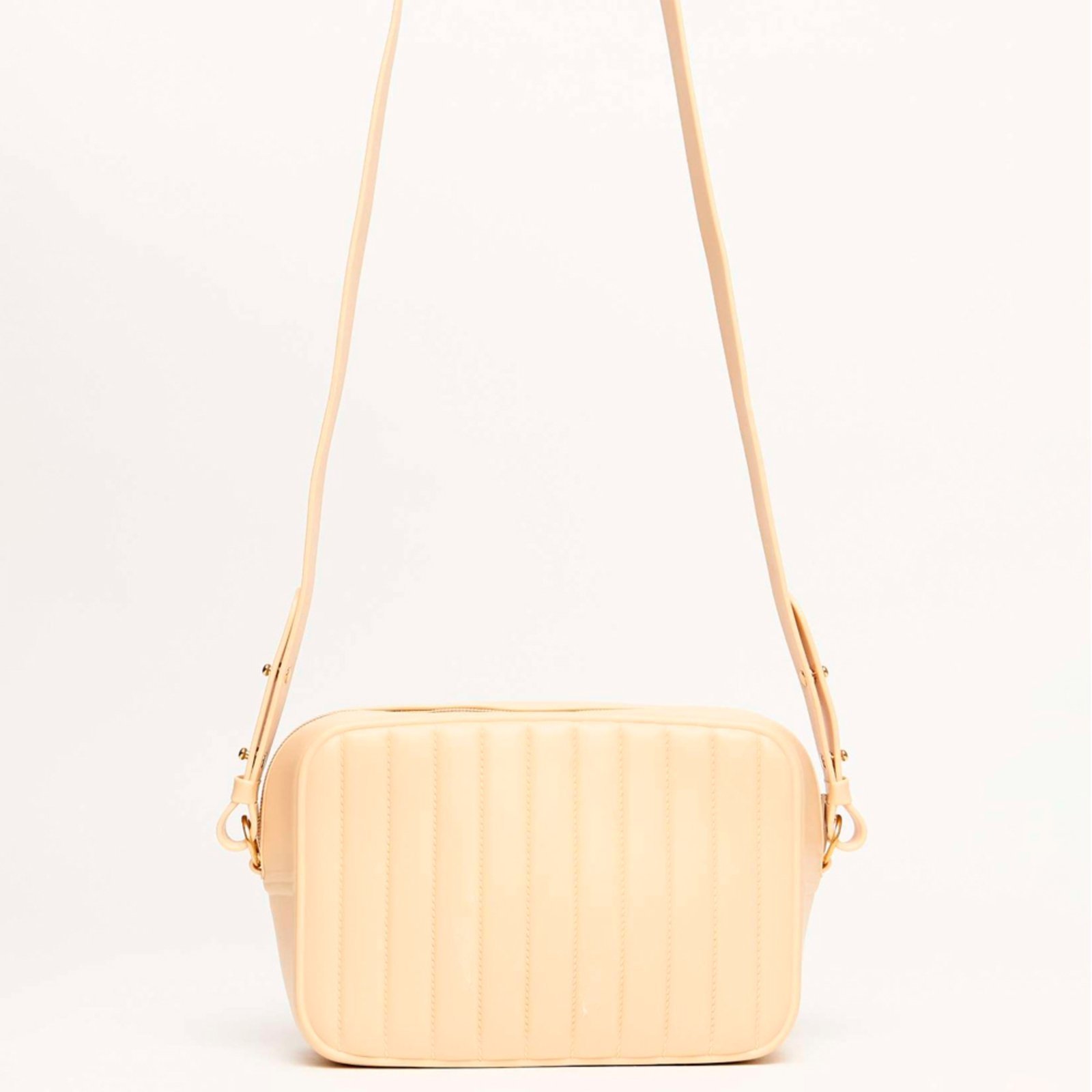 Vista 3 Bolsa Crossbody Easy Lança Perfume Gomos Ve25 Feminino bege bege