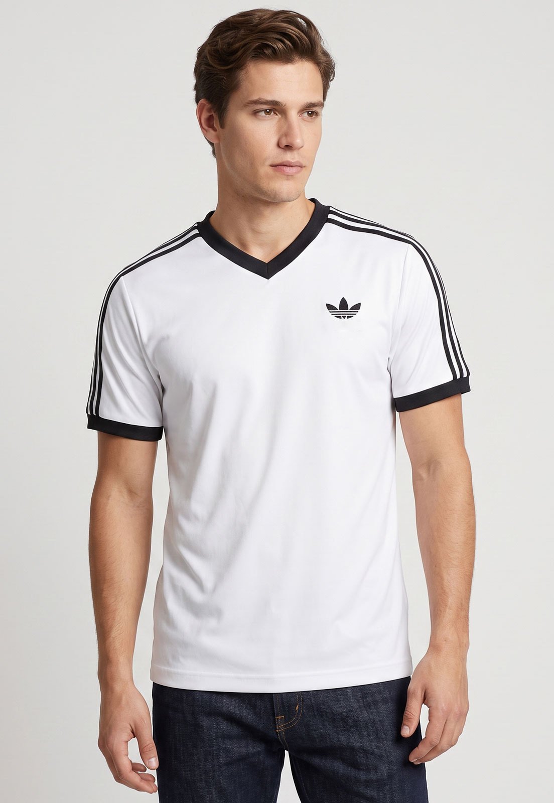 Camiseta Masculina adidas Originals Classics Tennis Branca