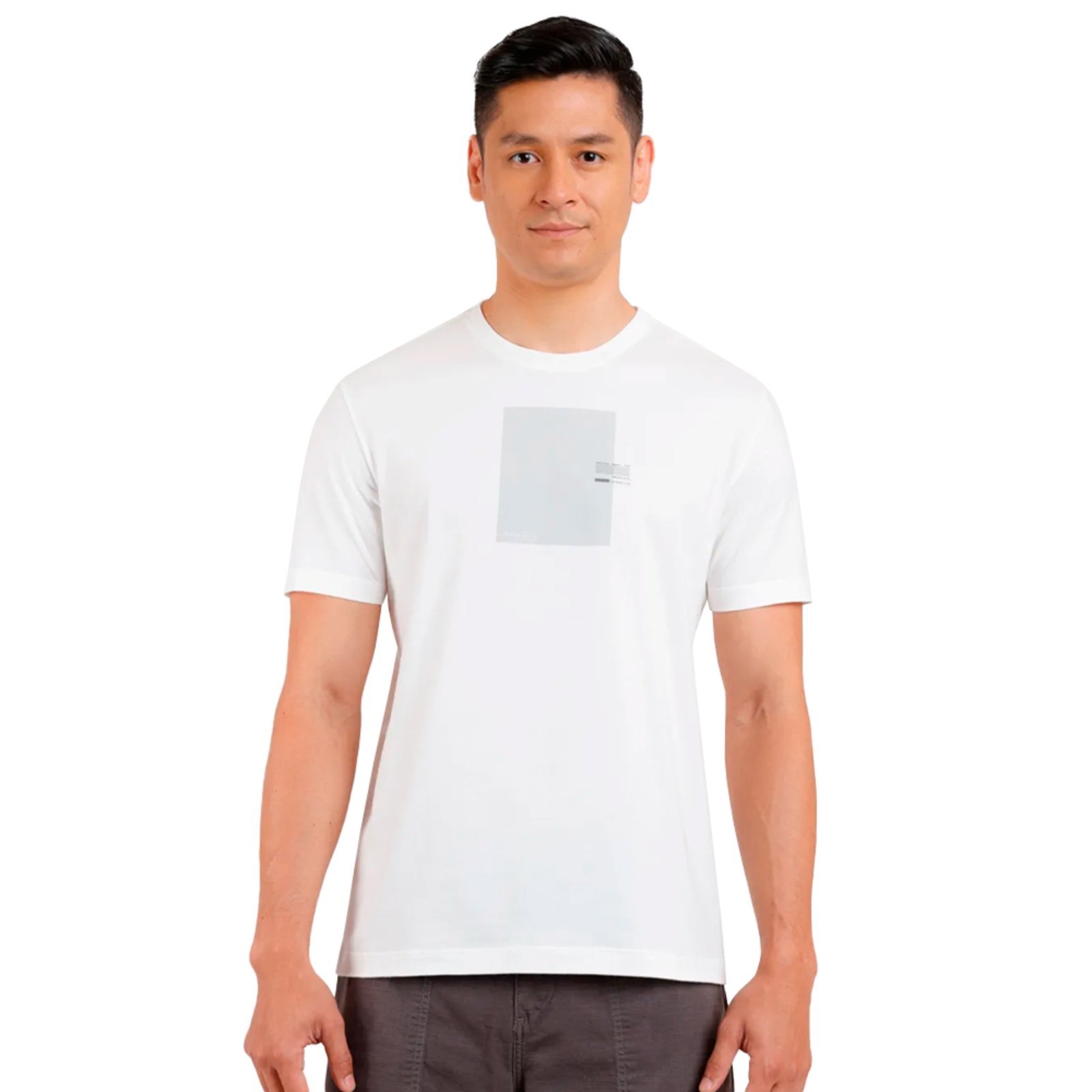 Vista 2 Camiseta Aramis Move Frame In24 Off White Masculino amarelo white Aramis amarelo white