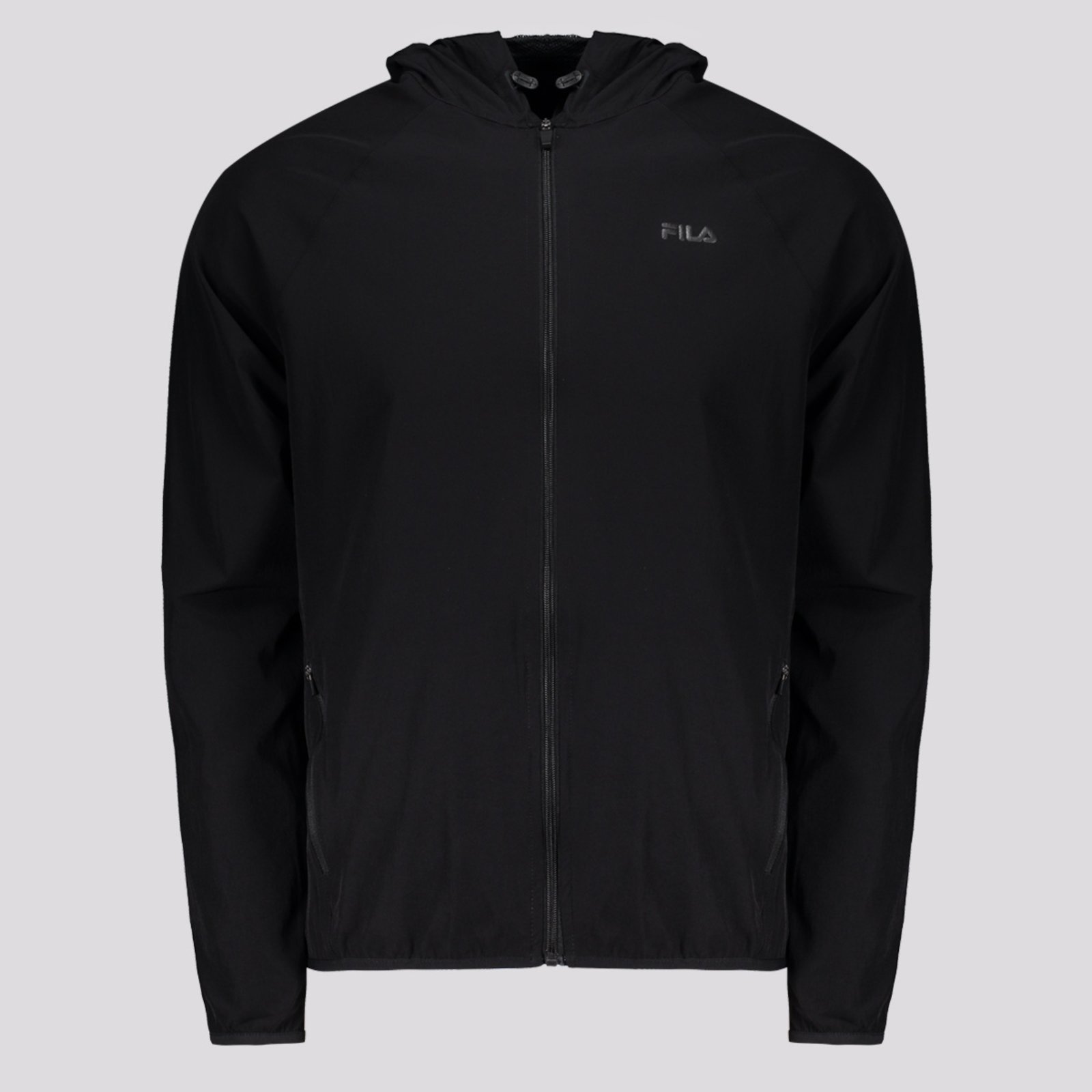 Jaqueta Fila Zip Easy Training Preta