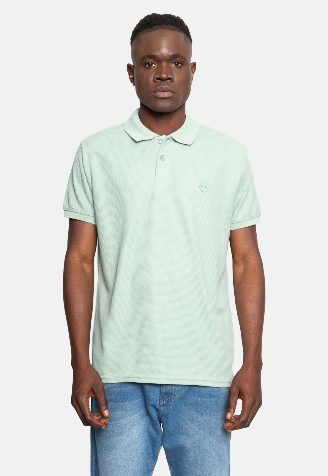 Camisa Polo Fatal Piquet Verde