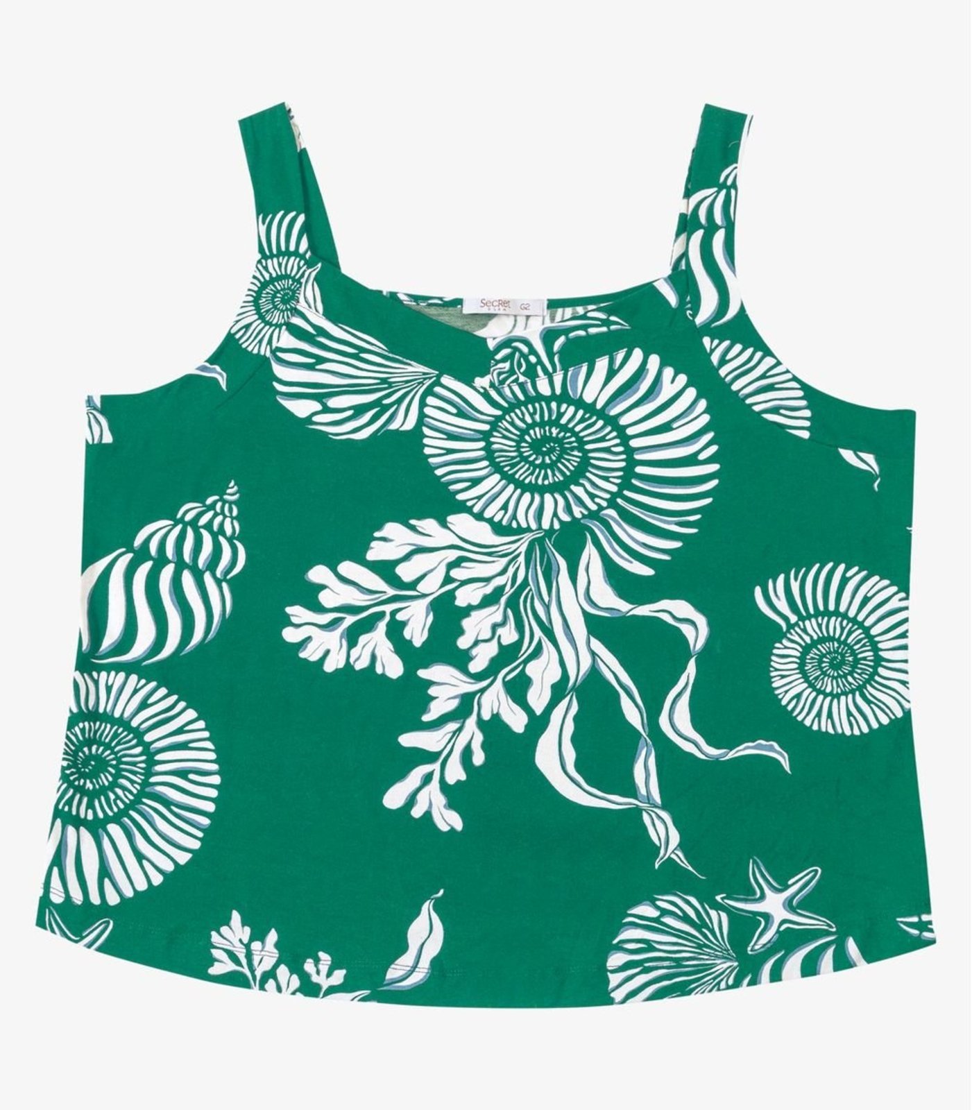 Regata Feminina Estampada Secret Glam Verde
