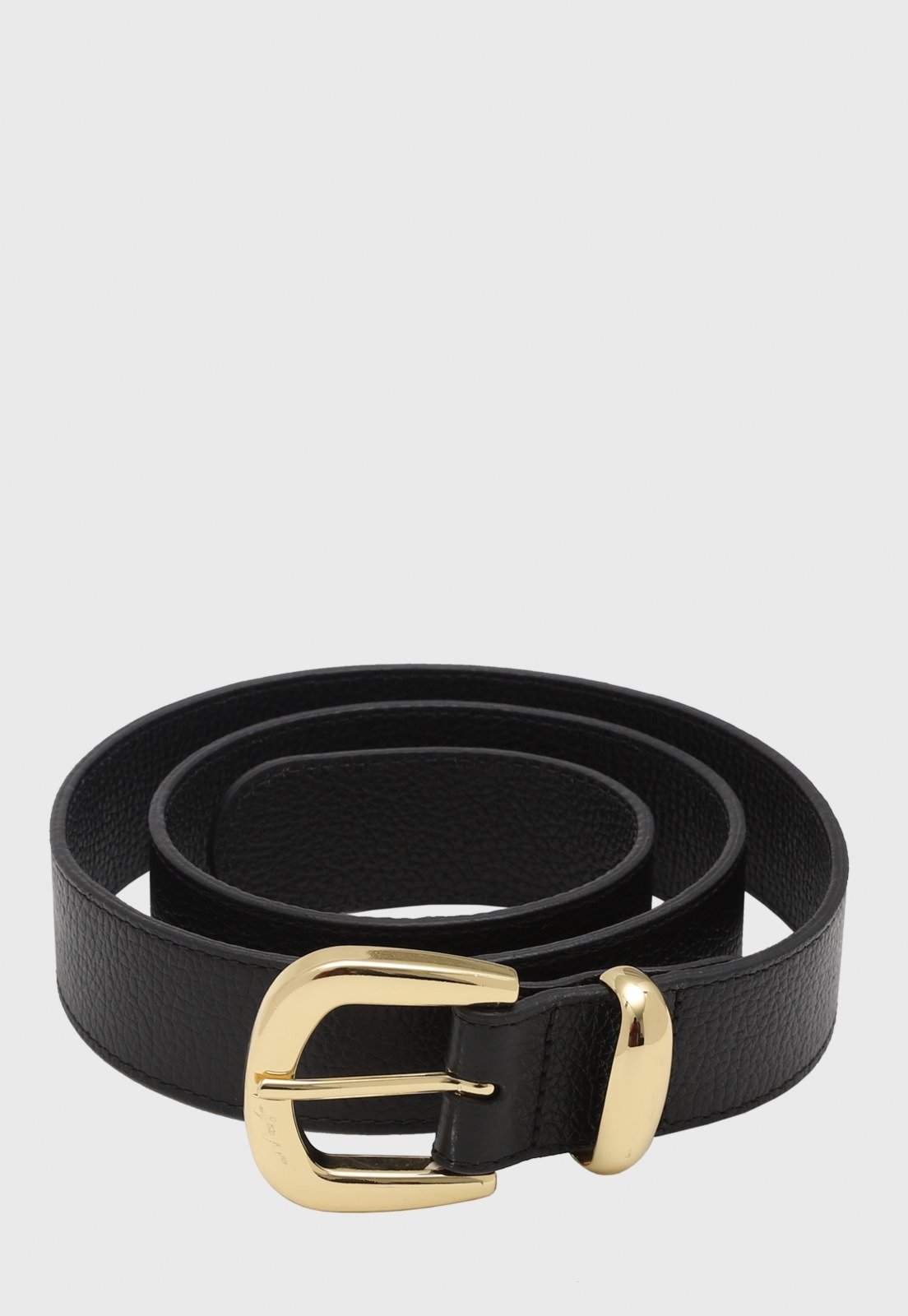 Cinto de Couro Mariart 30 mm Preto
